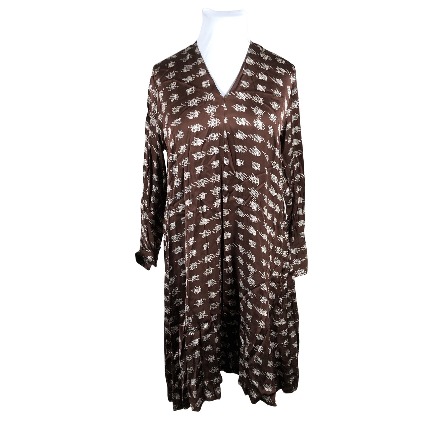 Unisex LaSalle - Schiffon dress, size 42 - Brown (1)