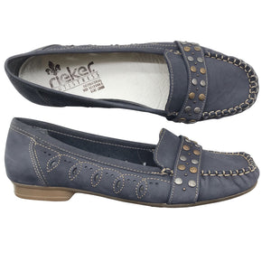 Unisex Rieker - Loafers, size 39 - Blue (2)