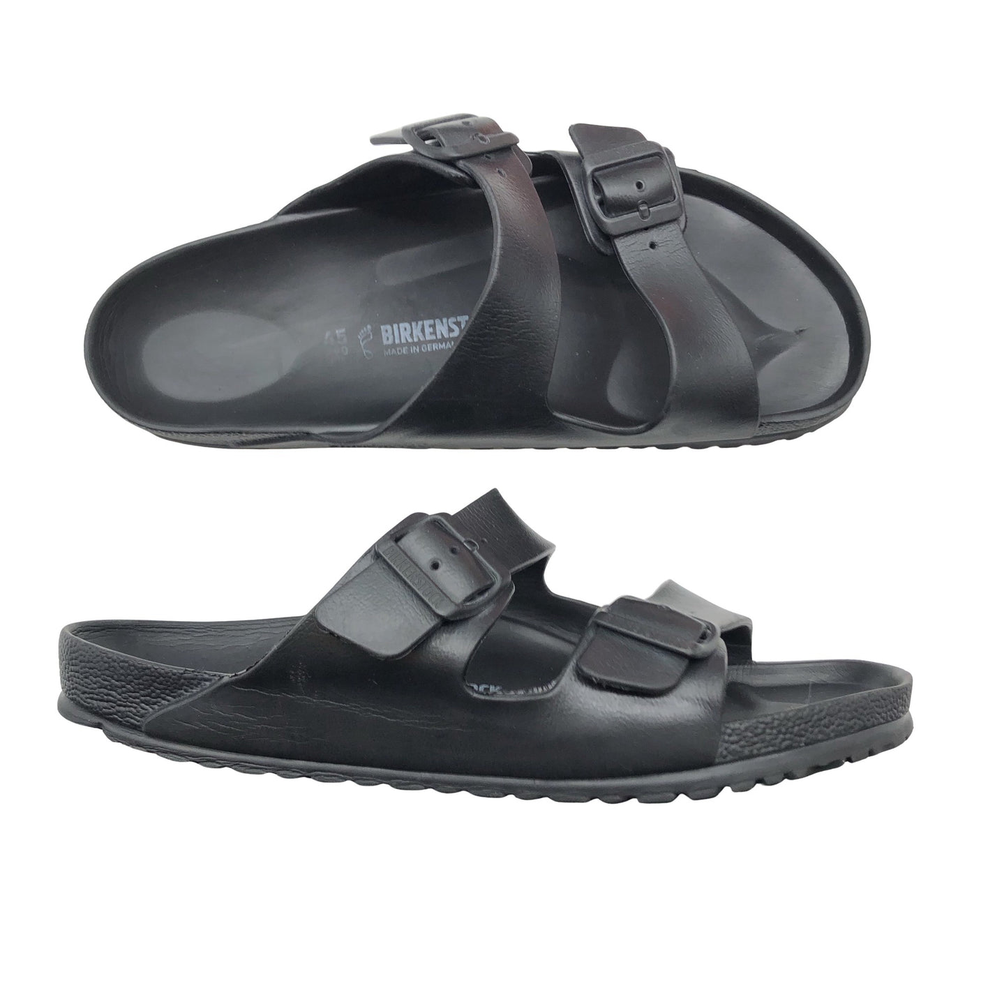 Unisex Birkenstock - Beach sandals, size 45 - Black (2)
