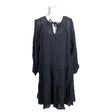 Unisex Part two - Schiffon dress, size 40 - Black ()