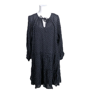 Unisex Part two - Schiffon dress, size 40 - Black (1)