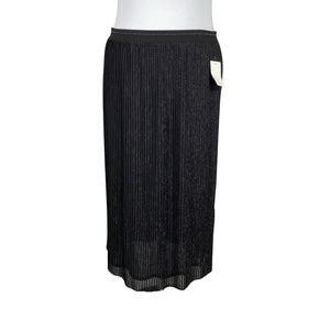 Unisex Gerry Weber - Pleated skirt, size 44 - Black (1)