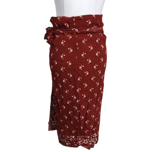 Unisex Pepe Jeans - Fabric skirt, size 40 - Wine red (2)