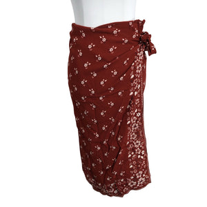 Unisex Pepe Jeans - Fabric skirt, size 40 - Wine red (1)