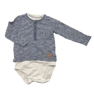 Unisex Lindex - Body, size 74 - 80 - Blue (1)