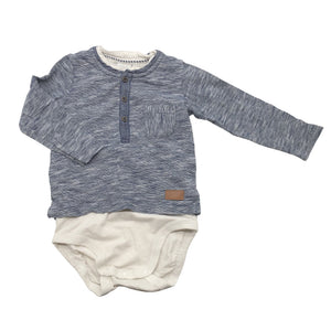 Unisex Lindex - Body, size 74 - 80 - Blue (2)