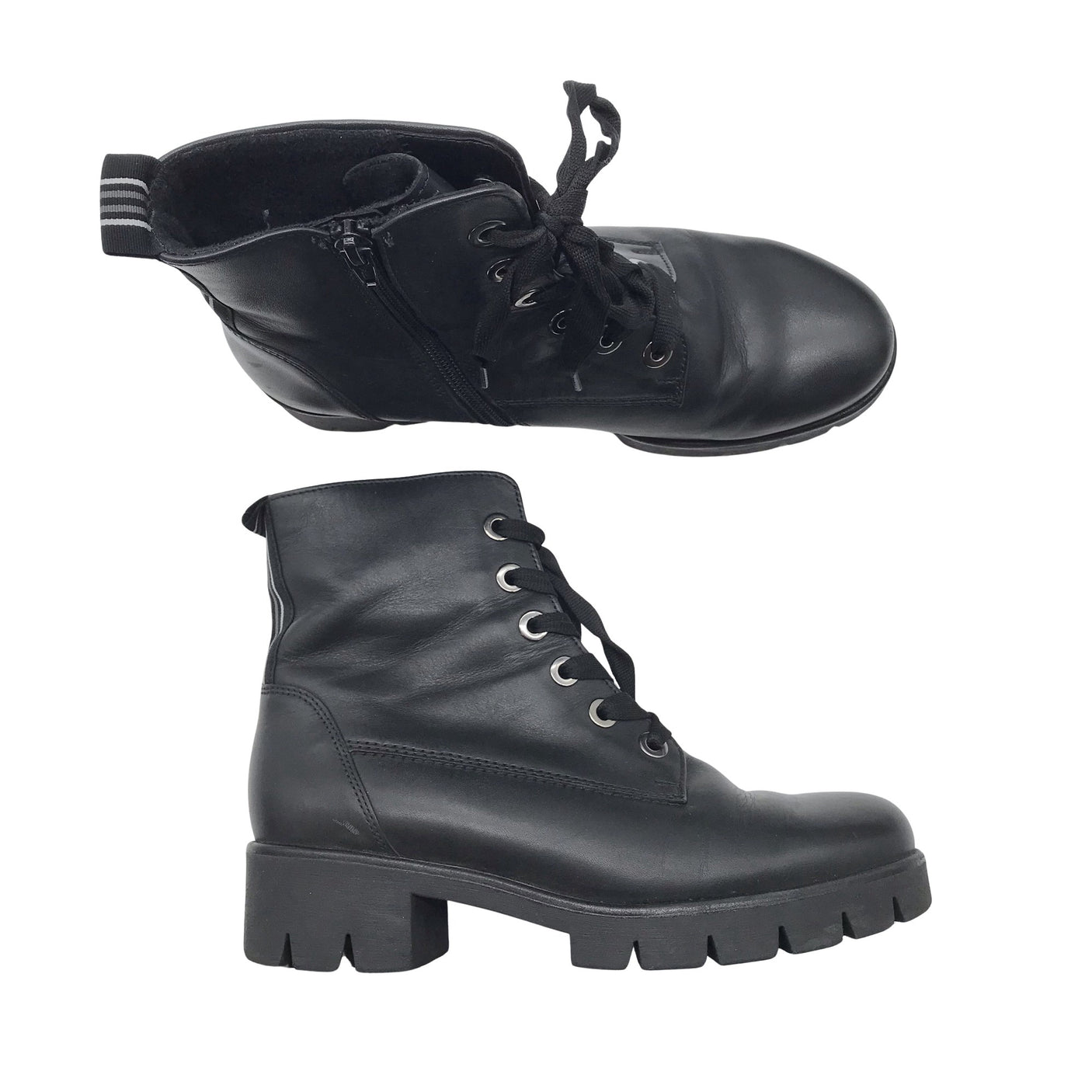 Unisex Gabor - Army boots, size 38 - Black (1)