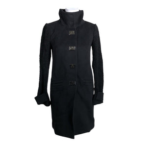 Unisex Patrizia Pepe - Wool coat, size 36 - Black (1)