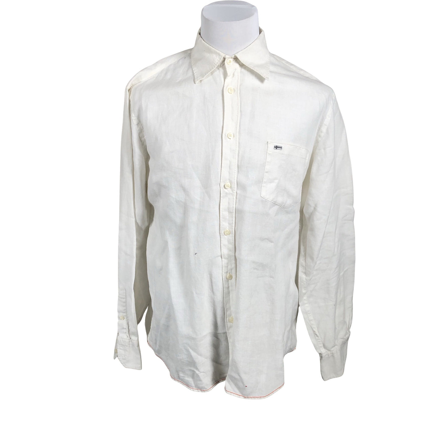 Unisex Marc O'Polo - Collared shirt, size XL - White (1)