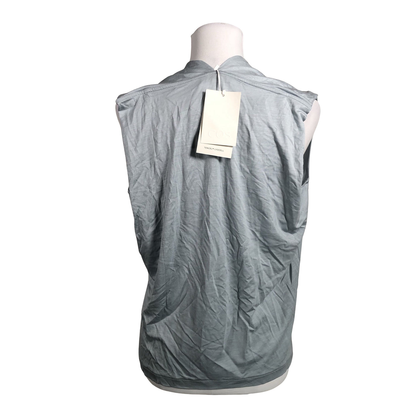 Unisex COS - Tricot tank top, size 38 - Light blue (2)