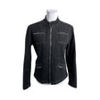 Unisex Chico's - Denim jacket, size 36 - Black ()