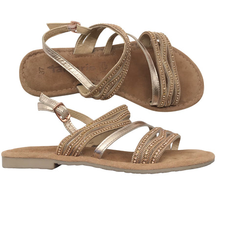 Unisex Tamaris - Sandals, size 37 - Gold ()