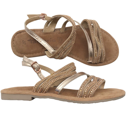 Unisex Tamaris - Sandals, size 37 - Gold (2)