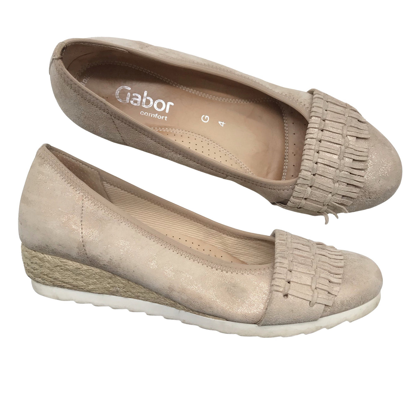 Unisex Gabor - Wedge heel shoes, size 37 - Beige (1)