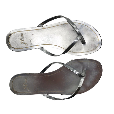 Unisex J.Crew - Sandals, size 39 - Silver ()