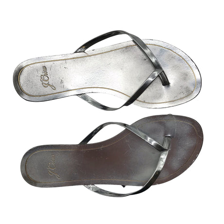 Unisex J.Crew - Sandals, size 39 - Silver (2)
