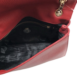 Unisex Love Moschino - Handbag, size Midi - Wine red (4)