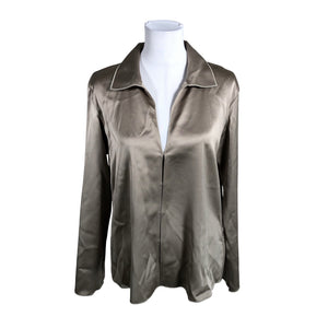 Unisex Massimo Dutti - Party shirt, size 40 - Brown (1)