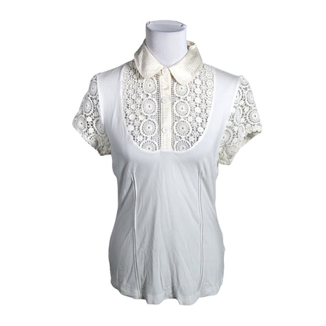 Unisex Karen Millen - Short-sleeved blouse, size 40 - White ()