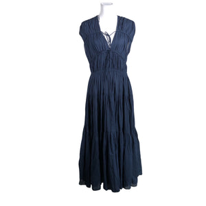Unisex Massimo Dutti - Maxi dress, size 40 - Blue (1)