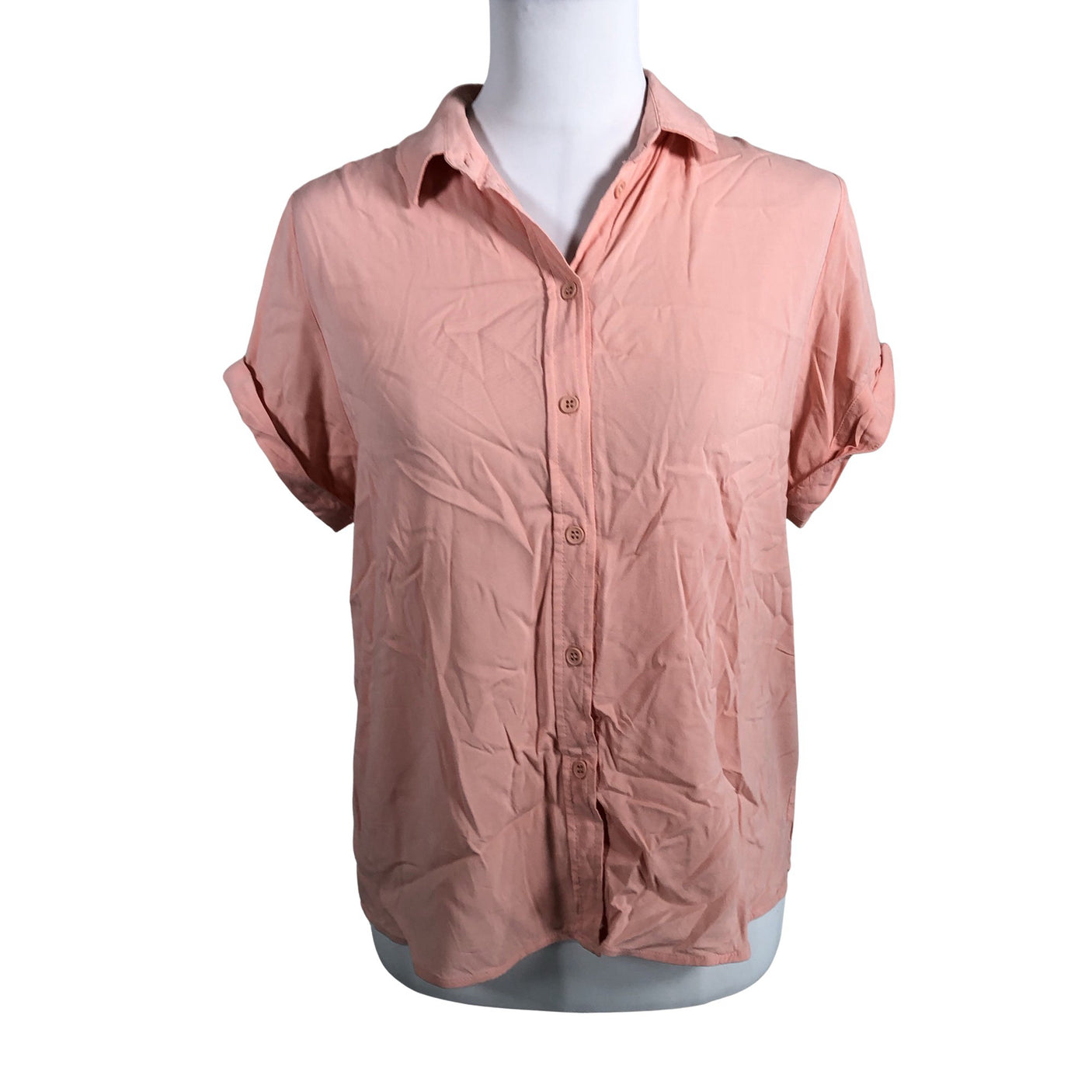 Unisex Samsoe&Samsoe - Short-sleeved blouse, size 36 - Light pink (1)