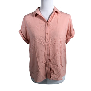 Unisex Samsoe&Samsoe - Short-sleeved blouse, size 36 - Light pink (1)