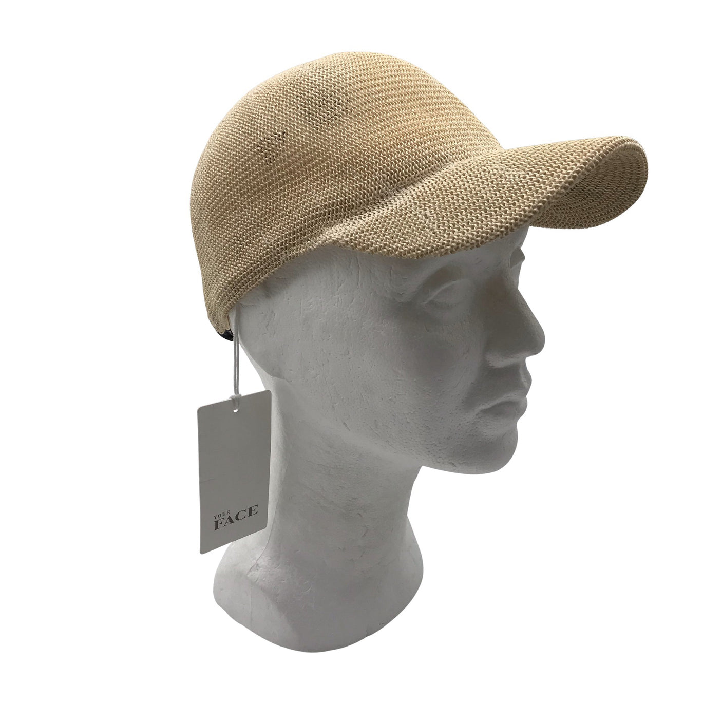 Unisex Your Face - Cap, size 50 - 52 cm - Beige (1)