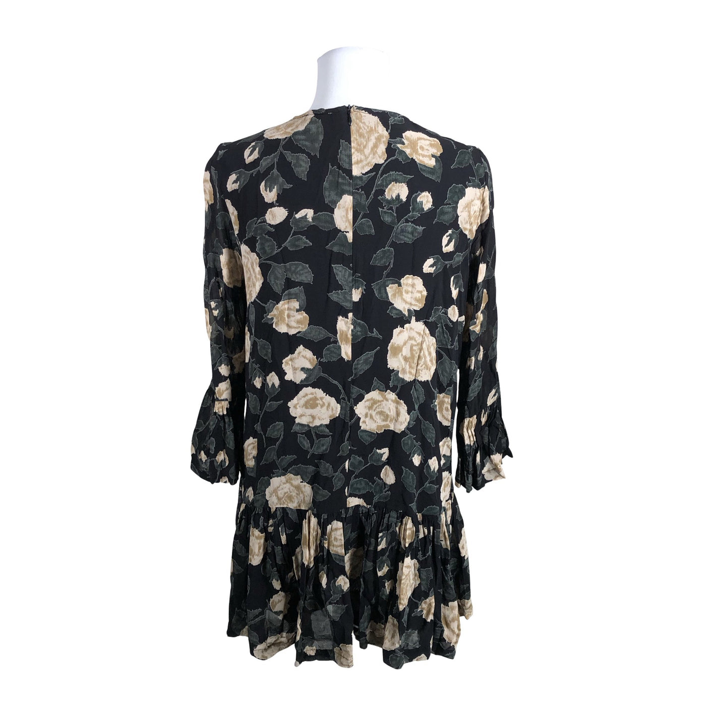 Unisex Ganni - Schiffon dress, size 38 - Black (3)