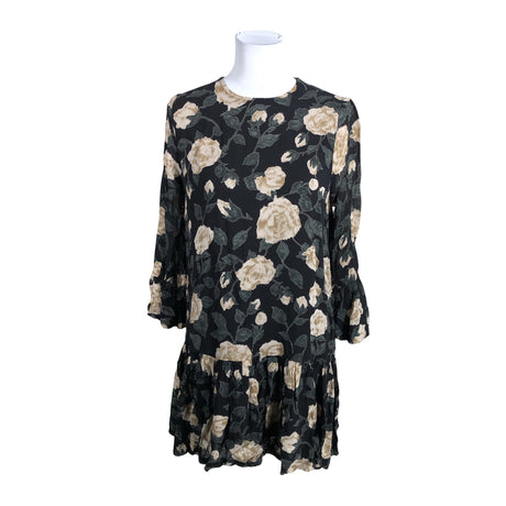 Unisex Ganni - Schiffon dress, size 38 - Black ()