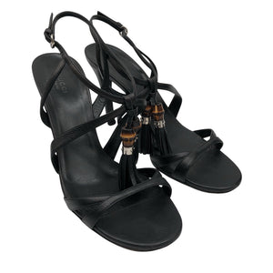 Unisex Gucci - Heeled sandals, size 39 - Black (2)