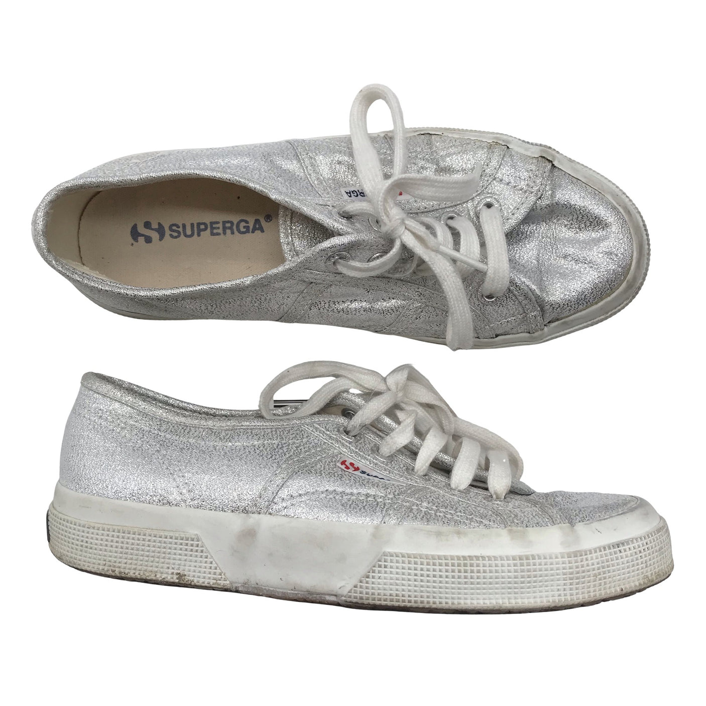 Unisex Superga - Casual sneakers, size 37 - Silver (1)