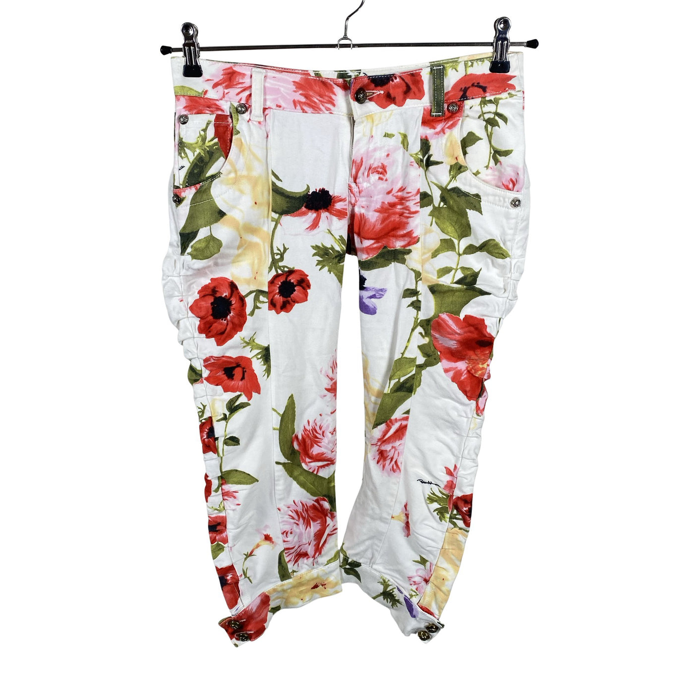 Unisex Roberto Cavalli - Capri pants, size W26 - White (1)