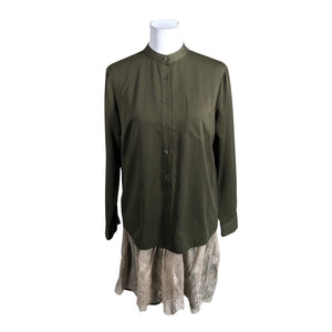 Unisex Sisley - Schiffon dress, size 38 - Green (1)