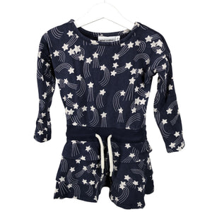 Unisex Mini Rodini - Tricot dress, size 92 - 98 - Blue (1)