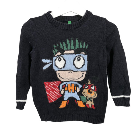Unisex Benetton - Sweater, size 80 - 86 - Black ()