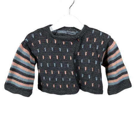 Unisex Handmade - Cardigan, size 104 - 110 - Gray ()