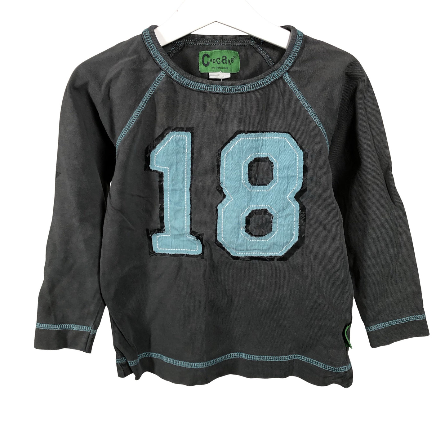 Unisex Cupcake - Tricot shirt, size 92 - 98 - Gray (1)