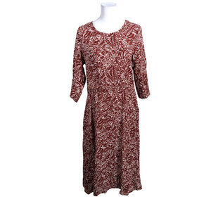 Unisex Nanso - Schiffon dress, size 40 - Brown (1)