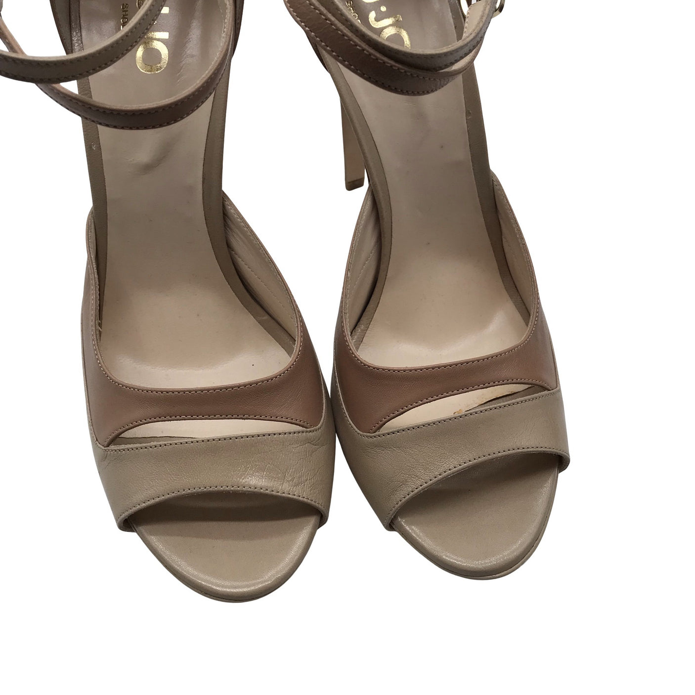 Unisex Liu Jo - Heeled sandals, size 39 - Beige (3)