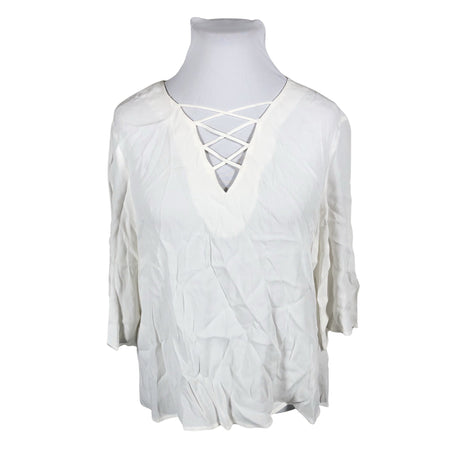 Unisex I Say - Blouse, size 44 - White ()