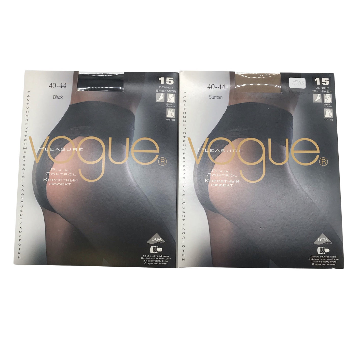 Unisex Vogue - Stockings, thin, size 42 - Black (2)