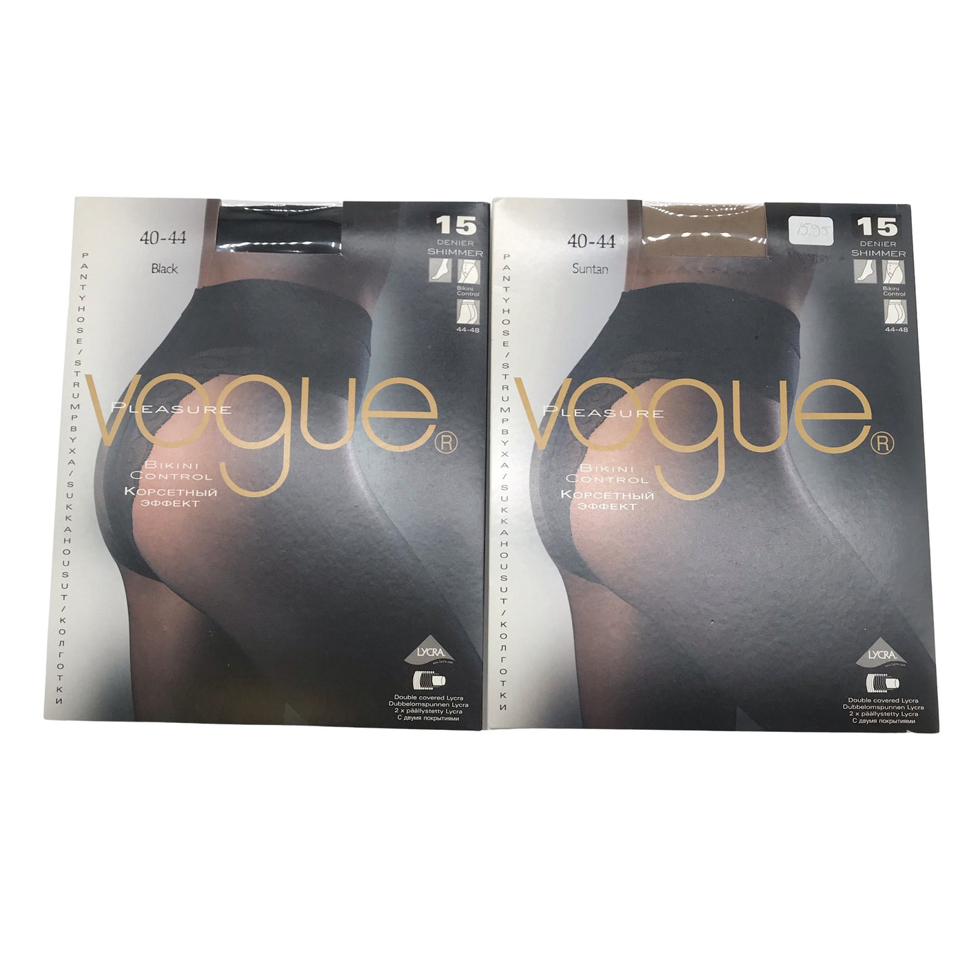 Unisex Vogue - Stockings, thin, size 42 - Black (1)