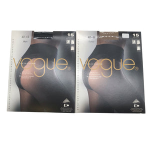 Unisex Vogue - Stockings, thin, size 42 - Black (1)