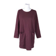 Unisex Nanso - Tricot tunic, size 40 - Wine red ()