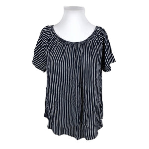 Unisex Zizzi - Short-sleeved blouse, size 46 - Blue (1)