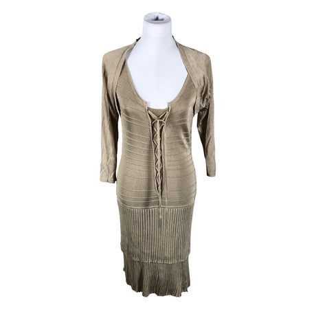 Unisex Luisa Spagnoli - Knit dress, size 38 - Beige ()