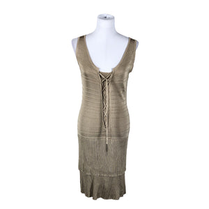 Unisex Luisa Spagnoli - Knit dress, size 38 - Beige (3)