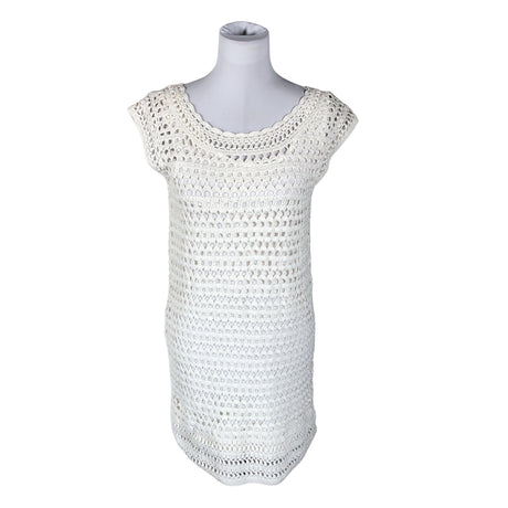 Unisex Massimo Dutti - Knit dress, size 40 - White ()