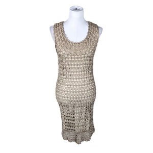 Unisex s.Oliver - Knit dress, size 38 - Beige (1)