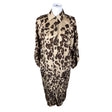 Unisex Diane von Furstenberg - Schiffon dress, size 40 - Beige ()